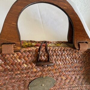 Handcrafted Brown Woven Bag